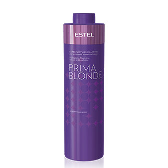 Серебристый шампунь для холодных оттенков блонд Estel Prima Blonde