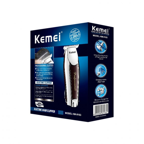 Беспроводная машинка для стрижки волос Kemei
