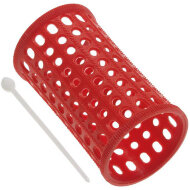 Бигуди пластиковые Sibel красные 40 мм.