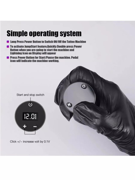 Блок для тату машинки B2 Wireless Блок для тату машинки B2 Wireless