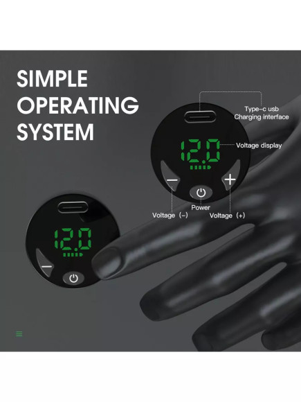 Блок питания для тату машинки RCA Black Блок питания для тату машинки RCA Black