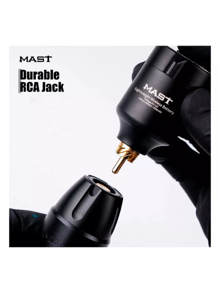 Беспроводной блок питания для тату-машинок Mast T1 (RCA) Беспроводной блок питания для тату-машинок Mast T1 (RCA)