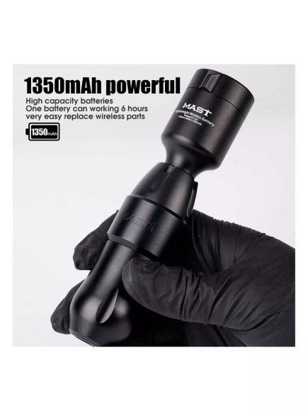 Беспроводной блок питания для тату-машинок Mast T1 (RCA) Беспроводной блок питания для тату-машинок Mast T1 (RCA)