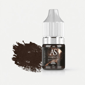 Пигмент AS COMPANY Dark Brown для бровей, 6/12 мл