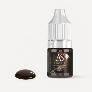 Пигмент AS COMPANY Dark Brown для бровей, 6/12 мл