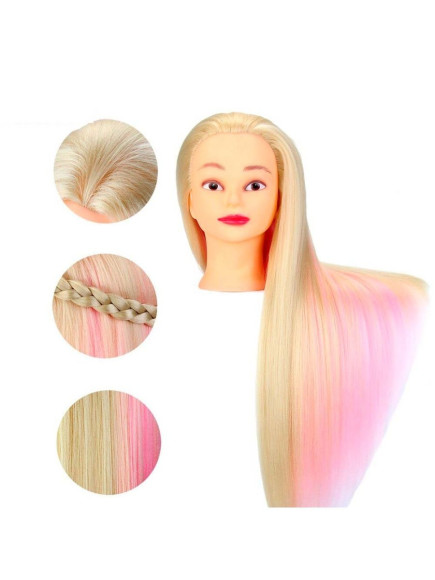 Голова манекен учебный парикмахерский