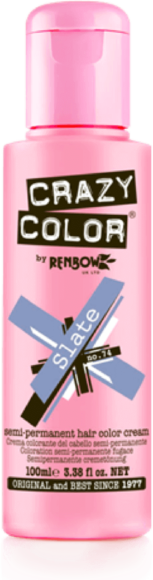 Краситель прямого действия Crazy Color Semi-Permanent Hair Color Cream Slate 74
