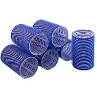 Бигуди на липучке Harizma синие 40 мм.