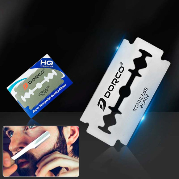Лезвия Dorco двусторонние классические Лезвия Dorco двусторонние классические
