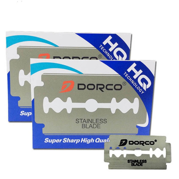Лезвия Dorco двусторонние классические Лезвия Dorco двусторонние классические