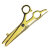 Брошь ножницы, декоративная