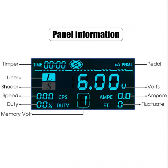Блок питания для тату машинки Dragonhawk Блок питания для тату машинки Dragonhawk