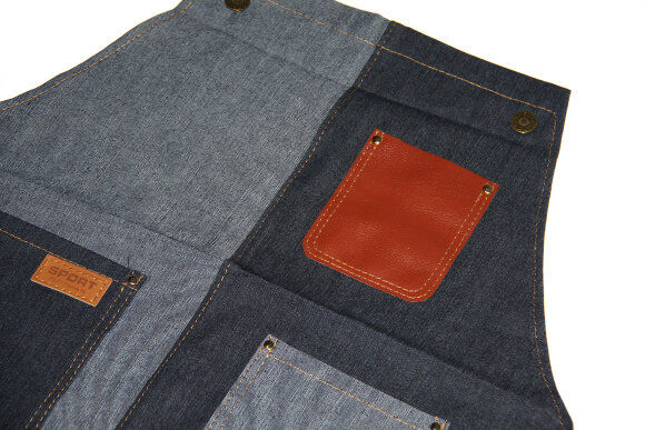 Фартук парикмахерский джинс "Спорт" 