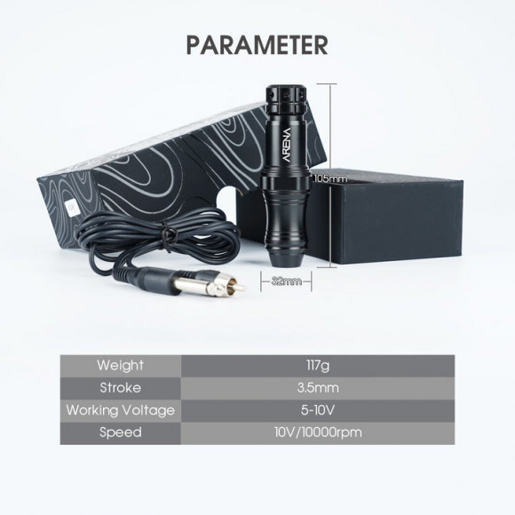 Роторная машинка для тату и татуажа Arena Queen