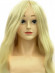 Манекен головы со 100% натуральными волосами, блондинка FANTOMHEADS 55-60 см. (пробор)