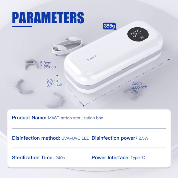 Стерилизатор для тату машинок Стерилизатор для тату машинок