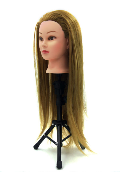 Голова учебная, 60см., Русая, FANTOM - БРАК (Вмятины на лице)