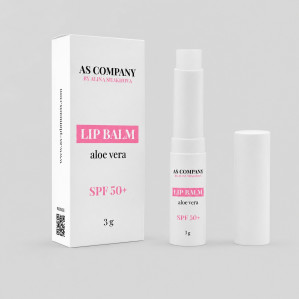 Стик-бальзам AS COMPANY Aloe Vera SPF 50+ для губ и бровей, 3 г