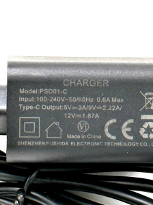 Зарядное устройство DragonHawk PSD01-C, USB-C, 7500 мАч, 5-12 V
