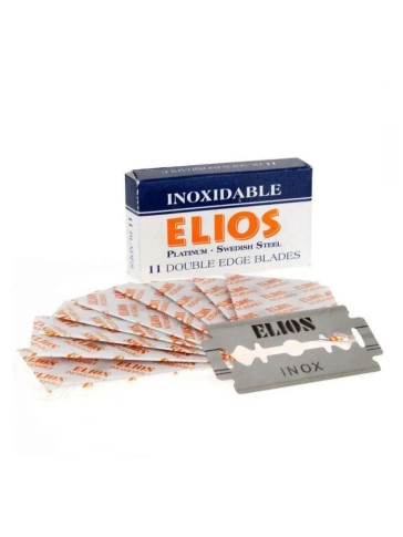 Двусторонние лезвия ELIOS Platinum для Т-образной бритвы, 11 шт.