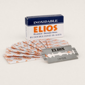 Двусторонние лезвия ELIOS Platinum для Т-образной бритвы, 11 шт.
