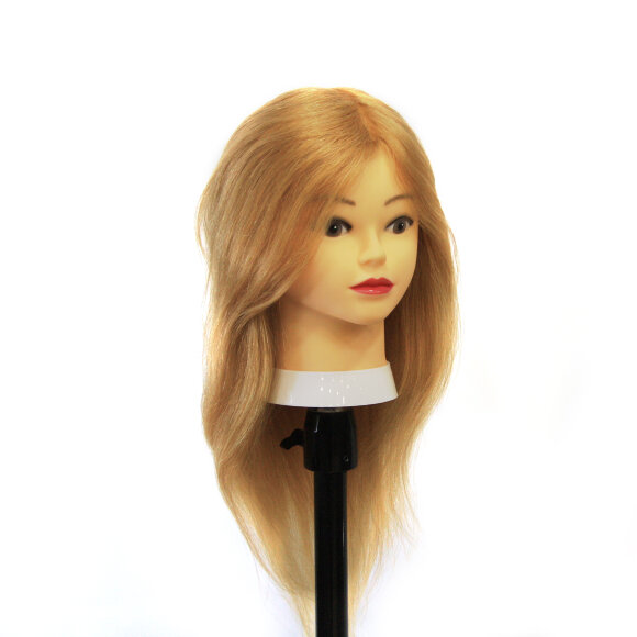 Голова манекен 100% натуральная, блондинка 45-50 см. FANTOM