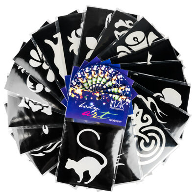 Трафареты для боди-арт Irisk в ассортименте Трафареты для боди-арт Irisk в ассортименте