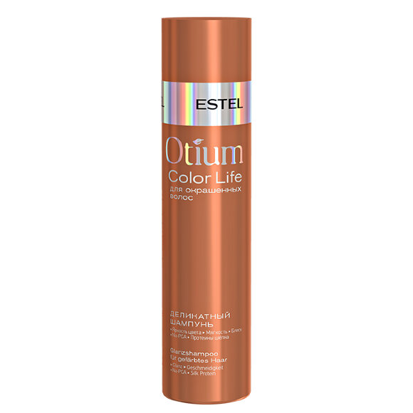 Деликатный шампунь для окрашенных волос Estel Otium Color Life