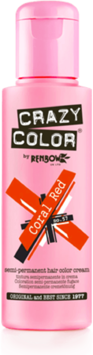 Краситель прямого действия Crazy Color Coral Red 57 Краситель прямого действия Crazy Color Coral Red 57