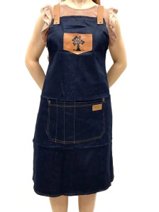 Фартук PRONOGTI Sport Jeans джинсовый с накладными карманами
