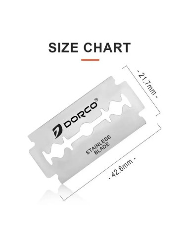 Лезвия Dorco ST300/301 для Т-образных бритв