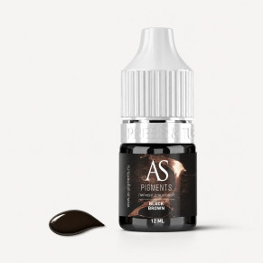 Пигмент AS COMPANY Black Brown для бровей, 6/12 мл