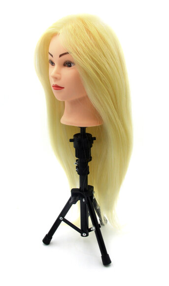 Голова учебная натуральная 80%, 60 см., Блондинка, FANTOM