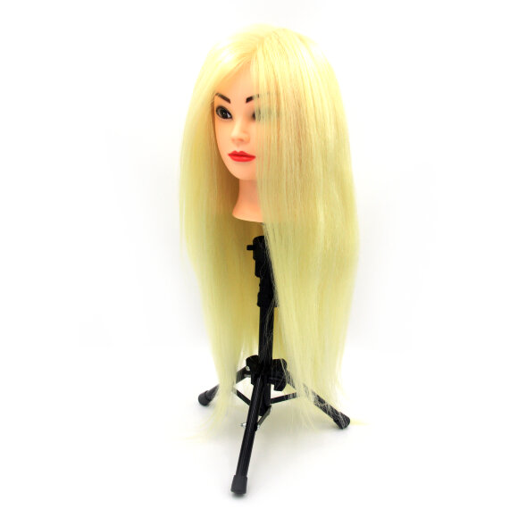 Голова учебная натуральная 80%, 60 см., Блондинка, FANTOM Голова учебная натуральная 80%, 60 см., Блондинка, FANTOM