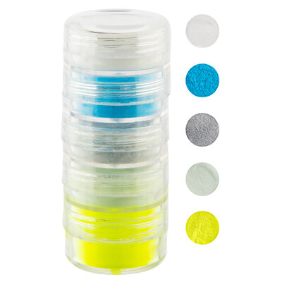 Акриловая пудра набор из 5 цветов Irisk