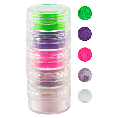 Акриловая пудра набор из 5 цветов Irisk