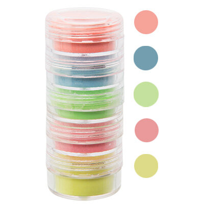 Акриловая пудра набор из 5 цветов Irisk