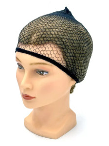 Сетка для волос Wig cap черная 52-54 см — для танцев и фиксации прически