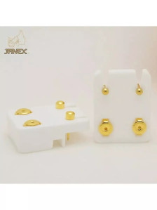 Стерильные серьги Janex 3 мм, золото