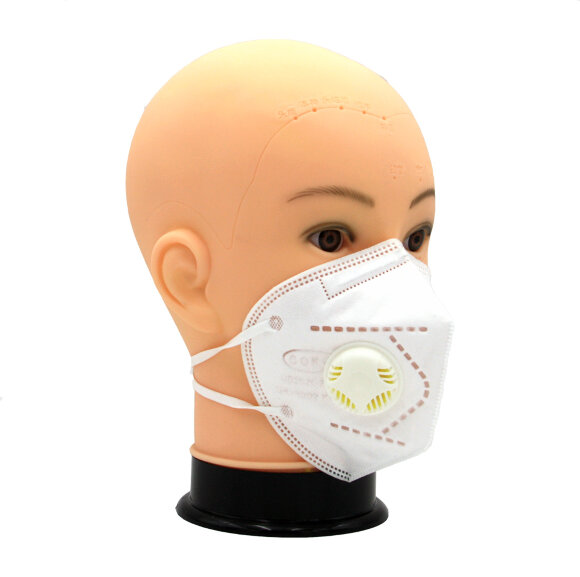 Маска-респиратор универсальная с клапаном KN95