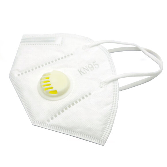 Маска-респиратор универсальная с клапаном KN95