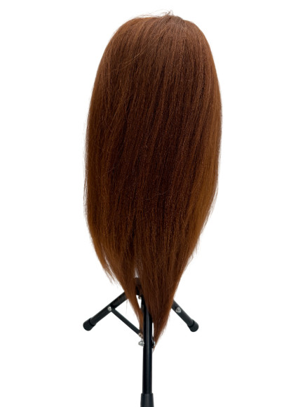 Болванка учебная натуральная Fantom шатенка 55 см.