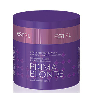Серебристая маска для холодных оттенков блонд Estel Prima Blonde
