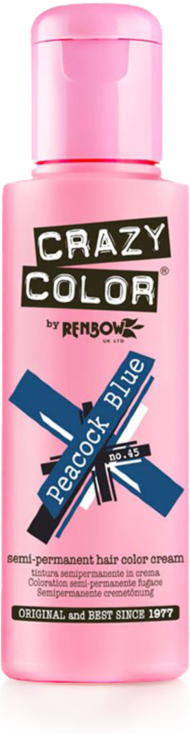 Краситель прямого действия Crazy Color Peacock Blue 45 Краситель прямого действия Crazy Color Peacock Blue 45