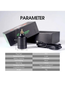 Беспроводной блок питания DragonHawk Mast Lightweight P185, RCA, 1350 мАч