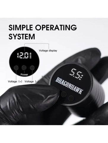 Беспроводной блок питания DragonHawk Mast Lightweight P185, RCA, 1350 мАч