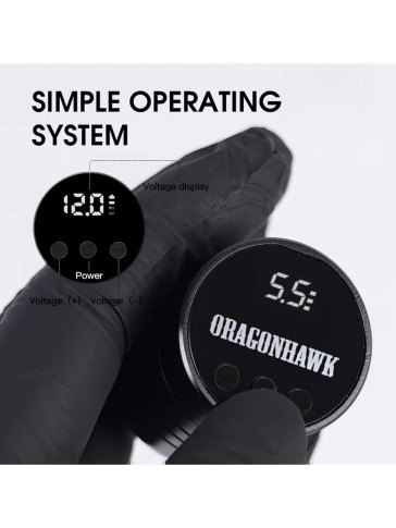 Беспроводной блок питания DragonHawk Mast B2, DC, 1300 мАч, дисплей