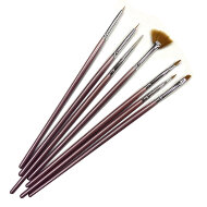 Набор кистей для дизайна ногтей LKer