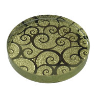 Подставка для клей-смолы из стекла круглая Подставка для клей-смолы из стекла круглая