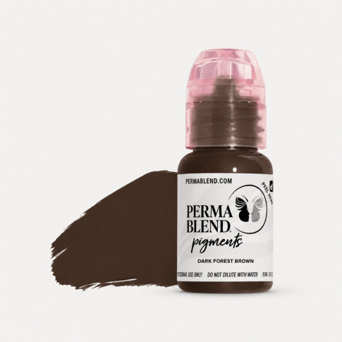 Пигмент Perma Blend Dark Forest Brown для бровей, 15 мл